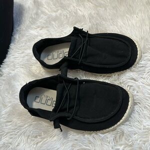 Hey dude-black canvas